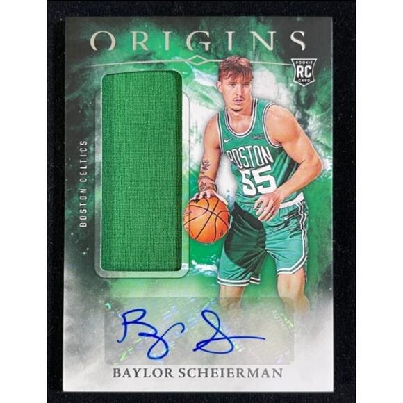 2024-25 Panini Origins Basketball Baylor Scheierman Rookie Patch Auto - Picture 1 of 2